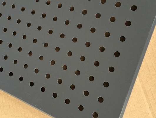 เพดานโลหะสีเทาพรุน, แผ่นอะคริลิคแบบ Perforated Dia 3.0mm