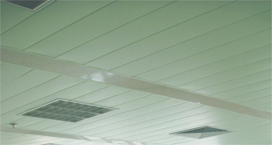 Straight / beveled ขอบอลูมิเนียม S กรอบรูปฝ้าเพดานสี RAL สำหรับสนามบิน