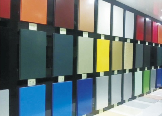 แผงอลูมิเนียมสี Honeycomb 4 x 8 แผงสำหรับอาคารอาคารเทศบาล GB / T28001-2011