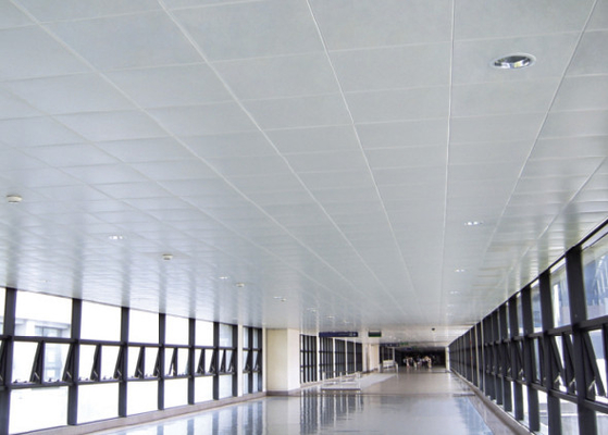 แผ่นปิดอลูมิเนียมอะลูมิเนียม Perforated Metal สำหรับแผ่นฝ้าเพดาน 12 x 12, SGS