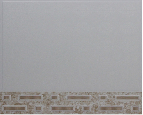 แผงเพดานห้องน้ำคลาสสิกเกรดอลูมิเนียมเกรด AA 325 มม. x 325 มม